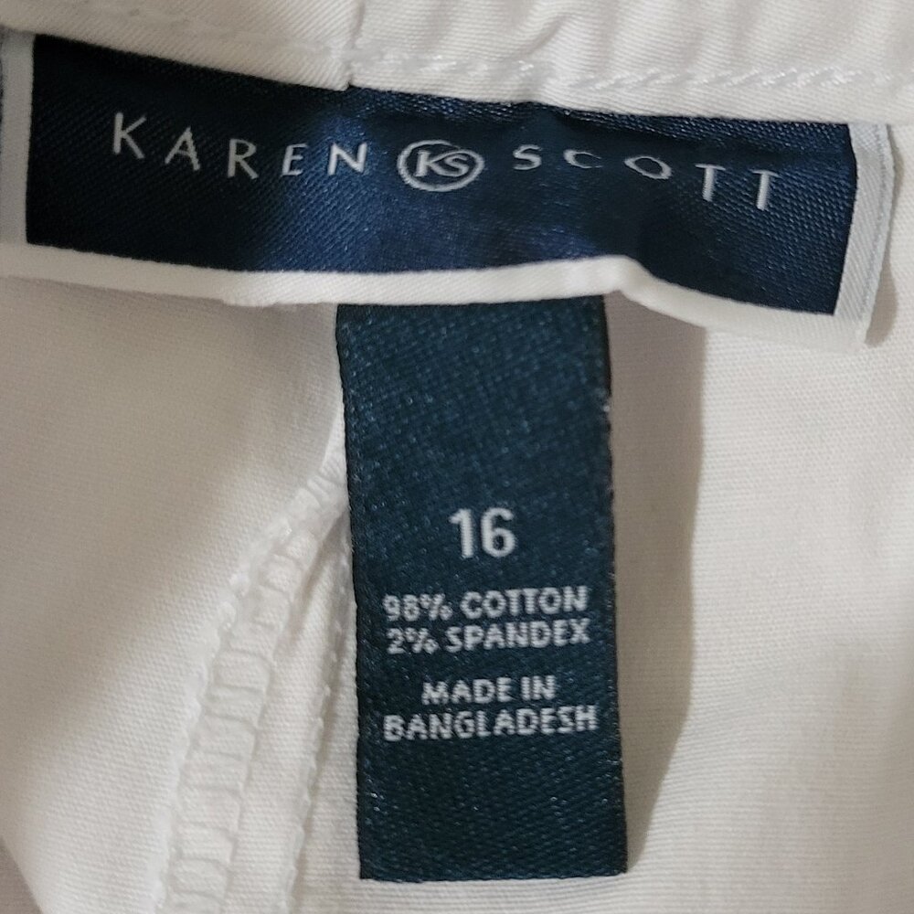 Karen Scott Skirt w/Shorts - Picture 4 of 4